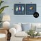 Stupell Industries Gone Fishing Sayings 2pc Floating Frame Set, design by Holly Thomas Stein